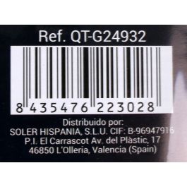 Quttin Fiambrera Rectangular con Tapa Verde 20.5 x 15.3 cm (6 Unidades)