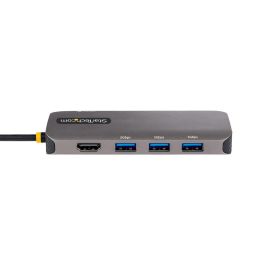 Hub USB Startech 127B-USBC-MULTIPORT Gris Hub USB Startech 127B-USBC-MULTIPORT Gris