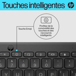 HP 350 Teclado Inalámbrico Bluetooth Compacto Multi-Dispositivo, Cómodo y Portátil para Productividad en PC, Portátil, Tablet y Móvil