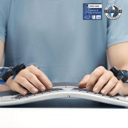 Logitech ERGO K860 Teclado Ergonómico Avanzado para Escritura Natural con Soporte de Muñeca