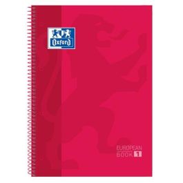 Bloc Oxford School Eu.Book 1 Micro.Tapa Extra A4+ 80H Cuadric.5X5 90G Rojo 5 unidades Precio: 24.78999963. SKU: S8414297