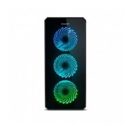 NOX NXHUMMERTGX Caja ATX Hummer TGX - Cristal Templado, RGB, USB 3.0, Compatible con E-ATX/ATX/M-ATX/ITX