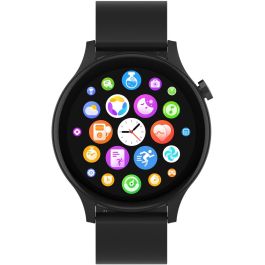 Denver Smartwatch SWC-338B Reloj Inteligente Pantalla Táctil Monitor de Ritmo Cardíaco Bluetooth 5.3 Resistente al Agua IP67 Negro