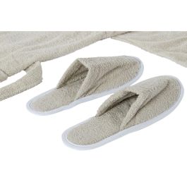 Albornoz Basicos DKD Home Decor Beige 1 x 123 x 68 cm Set de 2 Albornoz Basicos DKD Home Decor Beige 1 x 123 x 68 cm Set de 2