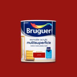 Bruguer Esmalte acrílico multisuperficie granada satinado 0,750l 5057494 para interior y exterior Precio: 18.69000001. SKU: S7902846