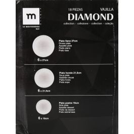 Vajilla Diamond 18 Piezas - La Mediterranea (2 Unidades) Vajilla Diamond 18 Piezas - La Mediterranea (2 Unidades)