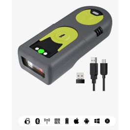Inateck Lector de Códigos de Barras Portátil BCST-42 green, Escáner 2D CMOS, Conexión Inalámbrica y Alámbrica Bluetooth 5.0 Precio: 105.1127. SKU: B1JLWE8ATM