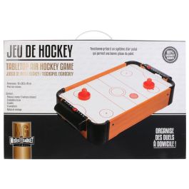 Mister Gadget Juego de Mesa Air Hockey 56x30,5 cm Vintage - Sistema de Propulsión de Aire