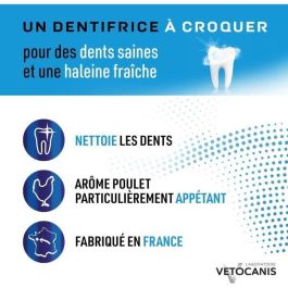 Vetocanis Plak Fighter Pasta de dientes masticable para gatos, 30 tabletas, Sabor a pollo, Salud dental, combate placa y caries Vetocanis Plak Fighter Pasta de dientes masticable para gatos, 30 tabletas, Sabor a pollo, Salud dental, combate placa y caries