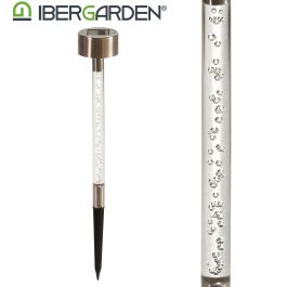 Baliza Solar Plastico Acero Inox Acrilic Ibergarden 5X34CM (24 Unidades) Baliza Solar Plastico Acero Inox Acrilic Ibergarden 5X34CM (24 Unidades)