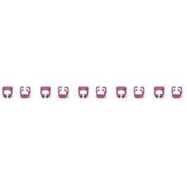 DIGITUS Farbclips für Patchkabel 100Stk. Magenta