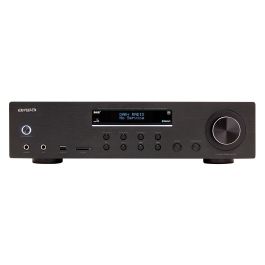 Aiwa AMR-200DAB Stereo Receiver 200W con Bluetooth, DAB+/FM Radio, USB, Pantalla - Negro