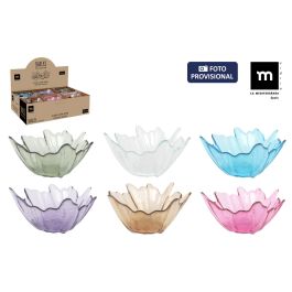 La Mediterranea Bol para Snacks Colores Diseño Leaf, Diámetro 13,5 cm, Altura 7 cm (48 Unidades)