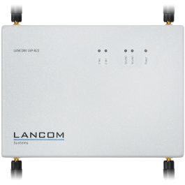 LANCOM IAP-822 Punto de Acceso Wi-Fi Dual Band 2.4 GHz 5 GHz 1000 Mbit/s 802.1x RADIUS AES WPA2 PoE Muro Gris Metal IP50