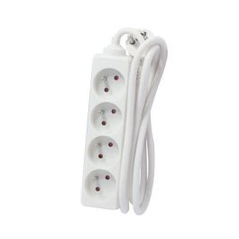Chacon Regleta de Alimentación Equipada con 4 Tomas de Corriente de 16A, Cable de 3 Metros, Color Blanco Precio: 20.89000023. SKU: B1CAHHX7ZG