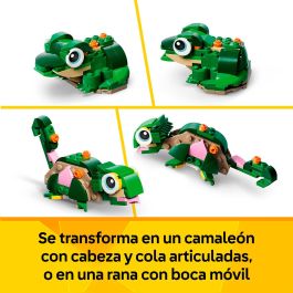 Lego Juego de Construccion Tortuga Con Flor De Nenúfar Creator 6+ Años
