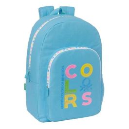 Mochila Escolar Benetton Spring Celeste 30 x 46 x 14 cm Precio: 20.69000054. SKU: B18NB8WE2C