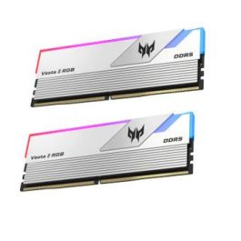 Acer Memoria RAM DDR5 64GB 2x32GB Predator VESTA2 UDIMM 6000MHz CL30 Silver RGB Precio: 395.58999964. SKU: B17H8RAM4D