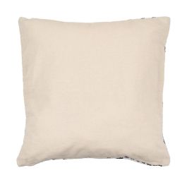 Cojín Blanco y Negro Algodón / Poliester 45 X 45 cm