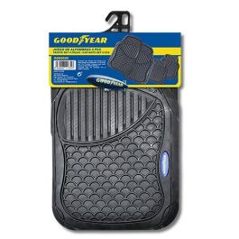 Goodyear Alfombra Goma Negra 4 Piezas Cs4 GOD9020 Universal Alta Resistencia