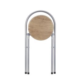 Inde Taburete con Respaldo Madera-Metal 36x41x67 cm 13,21 kg (6 Unidades)