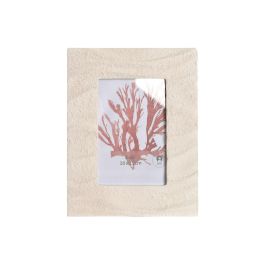 DKD Home Decor Hangzhou design 26b Marco de Fotos 10x15 Mediterráneo Beige Blanco Simil Piedra Cemento (4 Unidades)