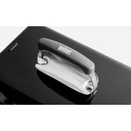 Weber Barbacoa de Gas Go-Anywhere de Acero Esmaltado Negro para 4 personas con encendido piezoeléctrico y quemador de acero inoxidable