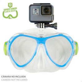 Gafas de Buceo con Tubo Infantiles AquaSport Azul (2 Unidades)