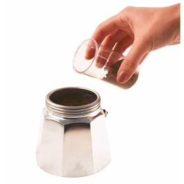 Bialetti MCPRO001 Molinillo de Café Manual Premium con Muelas de Acero Inoxidable y 6 Posiciones - Negro