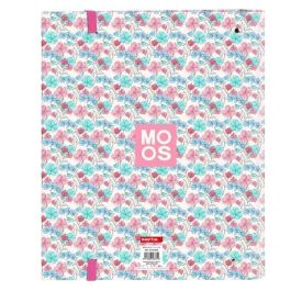 Carpeta de anillas Moos Flores Multicolor 27 x 32 x 3.5 cm