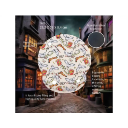 Wondee Alfombrilla Ratón Ergonómica Gel Harry Potter Hedwig con Reposamuñecas, Control Preciso y Antideslizante