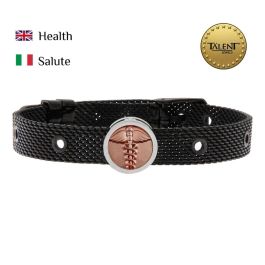 Pulsera Unisex Health Talent Jewels TJA-2-04-02-2-235 Negro