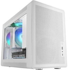 Mars Gaming MCXPSW Caja Gaming Minitorre MC-XPS Blanca, Panel Cristal Templado, Ventilador FRGB 120mm, MESH, USB-C