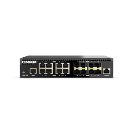 QNAP QSW-M3216R-8S8T switch Gestionado L2/L3 10G Ethernet (100/1000/10000) 1U Negro Precio: 755.49999965. SKU: B1GW9KLCL9