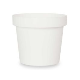 Maceta de plástico blanco 14 cm diámetro Ibergarden (12 Unidades) Maceta de plástico blanco 14 cm diámetro Ibergarden (12 Unidades)