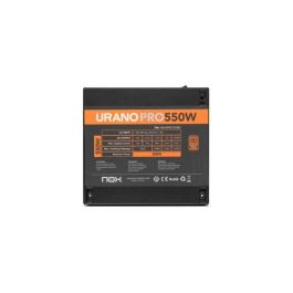 Nox NXURPRO550BZ Fuente de Alimentación Urano PRO 550W 80 Plus Bronze con Ventilador 120mm PWM y Cables Planos