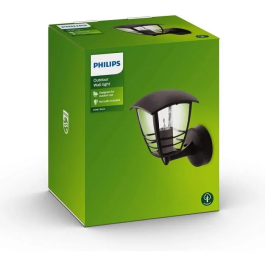 Philips CREEK Aplique Exterior Metal Negro H20cm Precio: 33.4999995. SKU: S7907801
