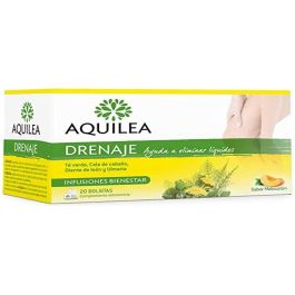 Aquilea Infusiones Drenaje 20 Sobres para Eliminar Líquidos, Reducir Hinchazón y Pesadez. Con Té Verde, Diente León y Ulmaria. Precio: 4.7899995. SKU: B1G95P46EH