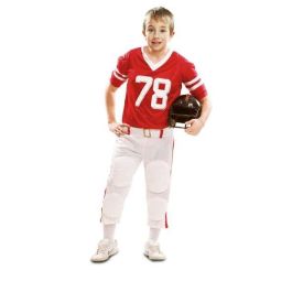 Disfraz jugador rugby rojo talla 5-6 años Disfraz jugador rugby rojo talla 5-6 años