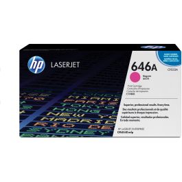 HP CF033A Cartucho de Tóner Original LaserJet 646A Magenta – Rendimiento Estándar – 12500 Páginas Precio: 200.49999959. SKU: S8409750