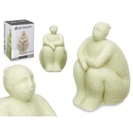 Figura Mujer Sentada Verde Giftdecor 18X30CM (4 Unidades) Precio: 52.69000055. SKU: B1CWR67Y2V