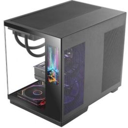 Mars Gaming MC-MIRAGE Caja Gaming Semitorre ATX con Pantalla LCD IPS 7.2" y Panorámica Cristal Templado