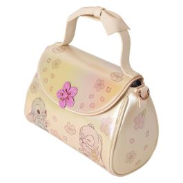 Loungefly Bolso Bandolera Disney Stitch con Lazo 3D - Piel Vegana Iridiscente