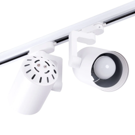 Pack 2 Foco de Carril Monofásico E27 PAR30/A65 Blanco