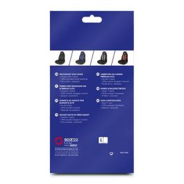 Sparco SPC1020GR Funda Individual Negra con Bordado y Detalles Gris, Cómoda, Transpirable, Lavable a Mano, Tejido Rizo y Poliéster. Sparco SPC1020GR Funda Individual Negra con Bordado y Detalles Gris, Cómoda, Transpirable, Lavable a Mano, Tejido Rizo y Poliéster.