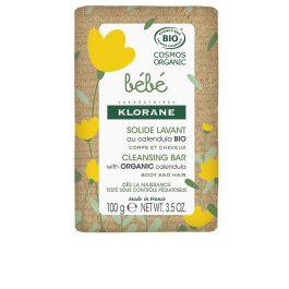 Klorane Bebé Bio Limpiador Sólido para Piel Sensible y Delicada, Jabón Hidratante con Caléndula BIO y Glicerina Vegetal - 100g Precio: 8.49999953. SKU: B17CPXB74J
