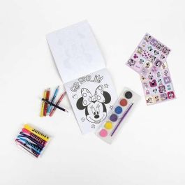 Mochila Infantil para Dibujar Minnie Mouse Azul 22 x 23 x 7 cm Mochila Infantil para Dibujar Minnie Mouse Azul 22 x 23 x 7 cm