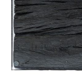 Mesa Centro Negro Madera / Acero Salón 100 X 100 X 48 cm