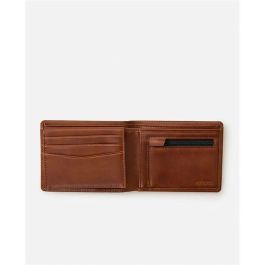 Cartera Hombre Rip Curl Stapler Pu All Day Marrón oscuro