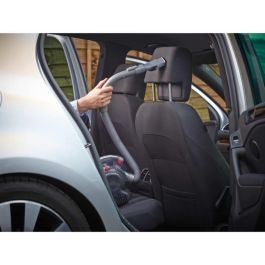 Black+Decker PD-1200-AV Aspirador de Mano para Coche 12V, Acción Ciclónica, Tubo Flexible, Motor en el Filtro